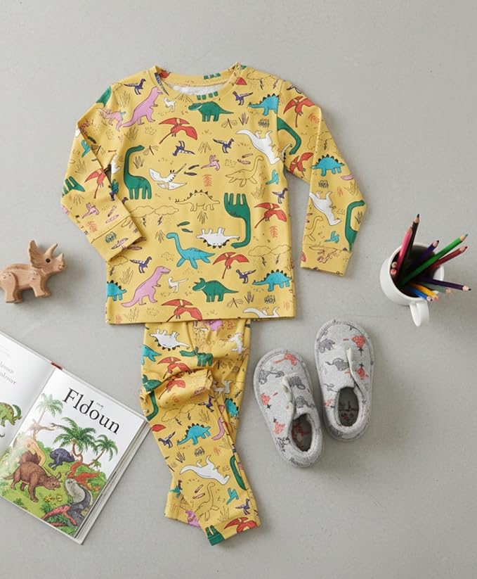 ANTHRILO Pajama T-Shirt Set for Boys & Toddlers|Full Sleeves Cotton T-Shirt Pyjama for Kids | Comfortable & Regular Slim Fit - Image 3